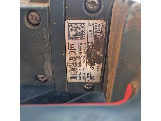 Breekhamer 6kg 230v sds-max ~, bosch, gsh 5 ce, 2017 - afbeelding 9 van  10