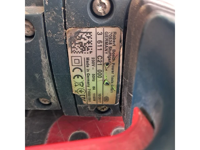 Breekhamer 6kg 230v sds-max ~, bosch, gsh 5 ce, 2017 - afbeelding 7 van  9