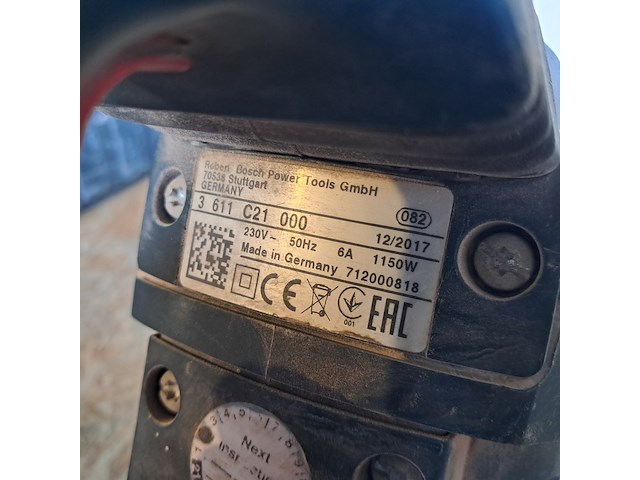 Breekhamer 6kg 230v sds-max ~, bosch, gsh 5 ce, 2018 - afbeelding 4 van  5