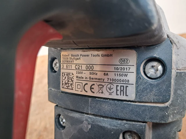 Breekhamer 6kg 230v sds-max ~ bosch, gsh 5 ce, bouwjaar 2017 - afbeelding 4 van  6