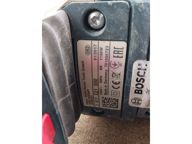 Breekhamer 6kg 230v sds-max ~ bosch, gsh 5 ce, bouwjaar 2017 - afbeelding 6 van  8