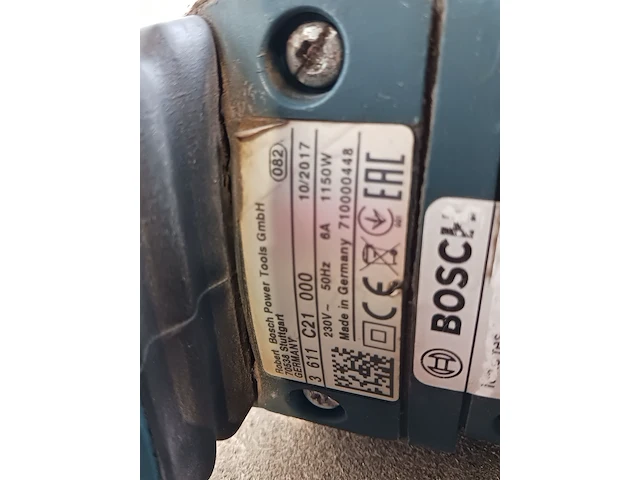 Breekhamer 6kg 230v sds-max ~ bosch, gsh 5 ce, bouwjaar 2017 - afbeelding 6 van  8