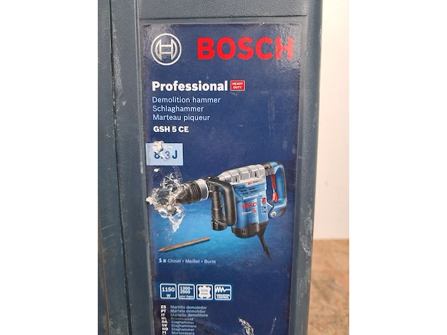 Breekhamer 6kg 230v sds-max ~ bosch, gsh 5 ce, bouwjaar 2019 - afbeelding 5 van  7