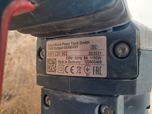 Breekhamer 6kg 230v sds-max ~ bosch, gsh 5 ce, bouwjaar 2021 - afbeelding 4 van  6