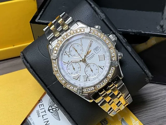 Breitling - crosswind - chronograph - polshorloge - afbeelding 1 van  17