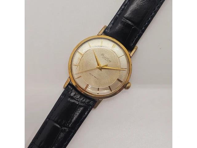 Breitling geneva gold filled mechanisch horloge - afbeelding 2 van  7