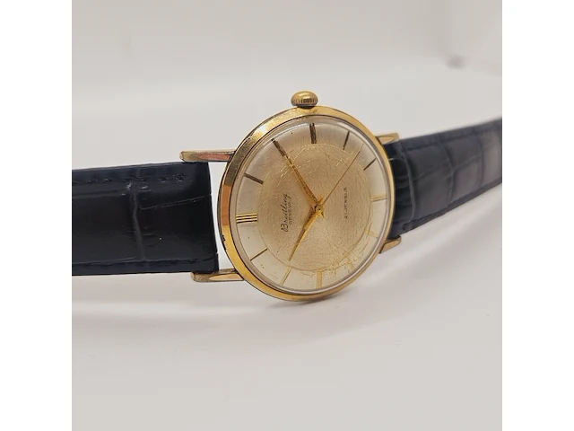 Breitling geneva gold filled mechanisch horloge - afbeelding 5 van  7