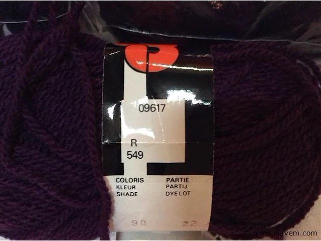 Breiwol mauve - afbeelding 2 van  2