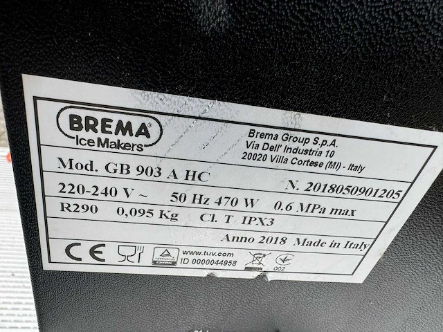 Brema - 90kg - scherfijsmachine - afbeelding 4 van  4