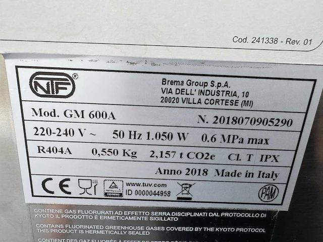 Brema - gm 600 a - scherfijsmachine / ice flaker - afbeelding 7 van  7