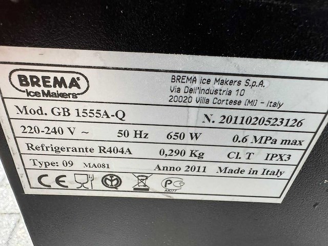 Brema - ice flaker - scherfijsmachine - afbeelding 6 van  6
