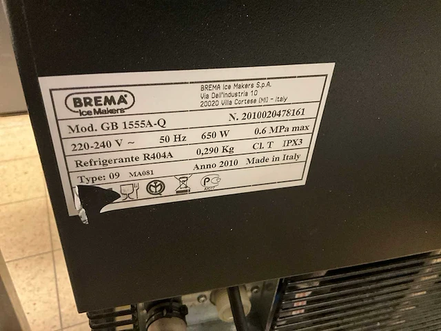 Brema gb 1555a-q crushed ijsmachine - afbeelding 9 van  9