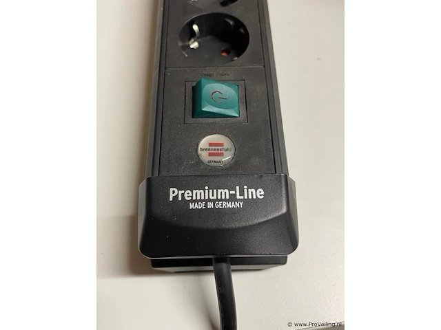 Brennenstuhl premium-line stekkerdoos 10-voudig (met schakelaar en 3m kabel - afbeelding 2 van  3