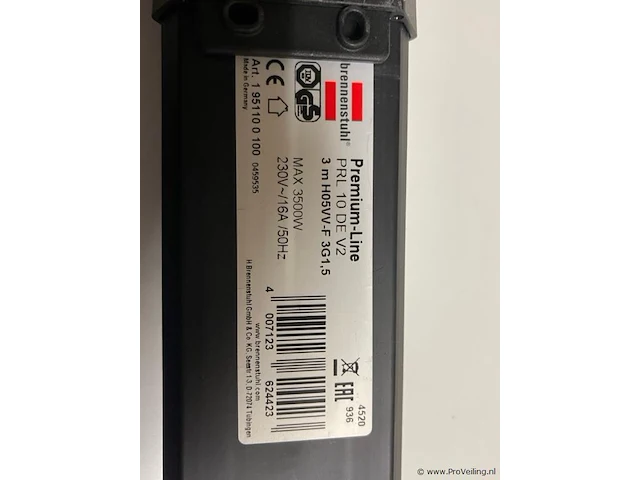 Brennenstuhl premium-line stekkerdoos 10-voudig (met schakelaar en 3m kabel - afbeelding 3 van  3