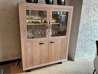 Brescia eiken vitrinekast - afbeelding 3 van  5