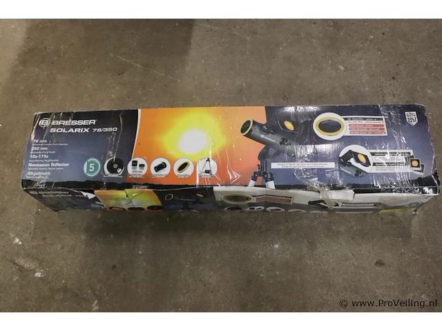 Bresser solarix 76/350 telescoop met zonnefilter - afbeelding 1 van  6