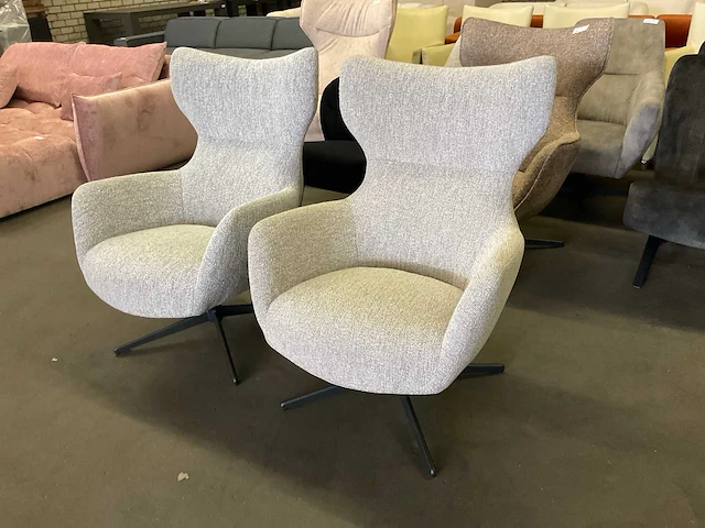 Bresso draaibare fauteuil (2x) - afbeelding 1 van  9