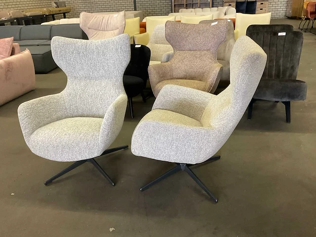 Bresso draaibare fauteuil (2x) - afbeelding 8 van  9