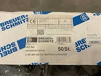 Breuer+schmitz v rd bb 802 gv 76x76mm ongemonteerd doos á 50 stuks kogelscharnieren - afbeelding 2 van  2
