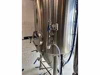 Brewiks - cct 125 - geconditioneerde cilindrische conische rvs tank - 2017 - afbeelding 5 van  7