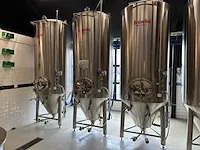 Brewiks - cct 125 - geconditioneerde cilindrische conische rvs tank - 2017