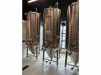 Brewiks - cct 125 - geconditioneerde cilindrische conische rvs tank - 2017 - afbeelding 2 van  6