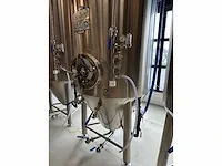 Brewiks - cct 125 - geconditioneerde cilindrische conische rvs tank - 2017 - afbeelding 4 van  6