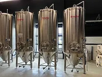 Brewiks - cct 125 - geconditioneerde cilindrische conische rvs tank - 2017