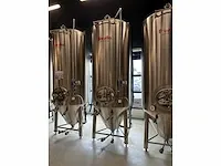 Brewiks - cct 125 - geconditioneerde cilindrische conische rvs tank - 2017 - afbeelding 2 van  6