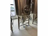 Brewiks - cct 125 - geconditioneerde cilindrische conische rvs tank - 2017 - afbeelding 3 van  6