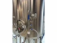 Brewiks - cct 125 - geconditioneerde cilindrische conische rvs tank - 2017 - afbeelding 4 van  6