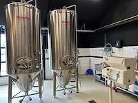 Brewiks - cct 125 - geconditioneerde cilindrische conische rvs tank - 2017