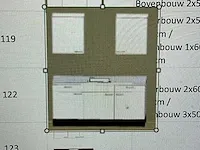 Bribus keuken - 150cm v.v. rvs werkblad v.v. spoelbak, kleur w300 wit (nieuw in doos) - afbeelding 3 van  11