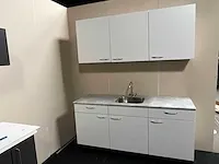 Bribus keuken - 170cm v.v. postform werkblad v.v. spoelbak, kleur w300 wit (nieuw in doos) - afbeelding 1 van  11