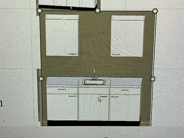 Bribus keuken - 170cm v.v. rvs werkblad v.v. spoelbak, kleur w300 wit (nieuw in doos) - afbeelding 3 van  11