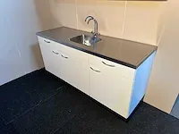 Bribus keuken - 180cm v.v. rvs werkblad, kleur w300 wit (nieuw in doos) - afbeelding 5 van  11