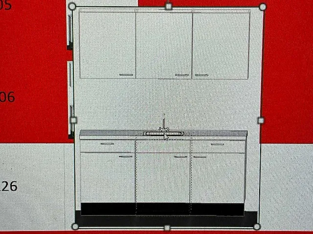 Bribus keuken - 180cm v.v. rvs werkblad v.v. spoelbak, kleur w300 wit (showroommodel) - afbeelding 3 van  11