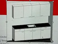Bribus keuken - 200cm kleur w300 wit (nieuw in doos) - afbeelding 3 van  11
