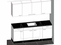Bribus keuken - 200cm v.v. postform werkblad, kleur w300 wit (nieuw in doos) - afbeelding 3 van  11