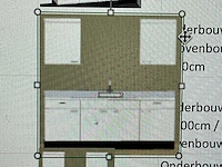 Bribus keuken - 200cm v.v. rvs werkblad v.v. spoelbak, kleur w300 wit (nieuw in doos) - afbeelding 11 van  11
