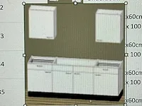 Bribus keuken - 220cm, kleur w300 wit (nieuw in doos) - afbeelding 3 van  11