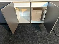 Bribus keuken - 304 cm v.v. bosch inbouwapparatuur, composiet werkblad, kleur u1233 grafiet (nieuw in doos) - afbeelding 4 van  27