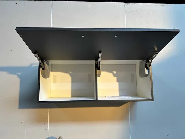 Bribus keuken - 304 cm v.v. bosch inbouwapparatuur, composiet werkblad, kleur u1233 grafiet (nieuw in doos) - afbeelding 17 van  27