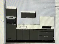 Bribus keuken - 304cm v.v. bosch inbouwapparatuur, composiet werkblad, kleur u1233 grafiet (nieuw in doos) - afbeelding 20 van  27