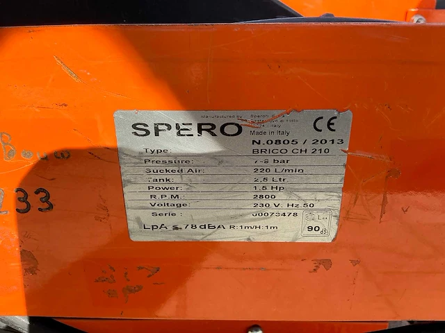 Brico brico ch 210 luchtcompressor - afbeelding 4 van  5
