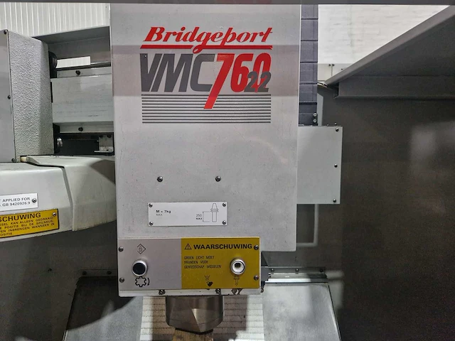 Bridgeport - vmc 760 22 - cnc freesmachine - 1995 - afbeelding 3 van  12