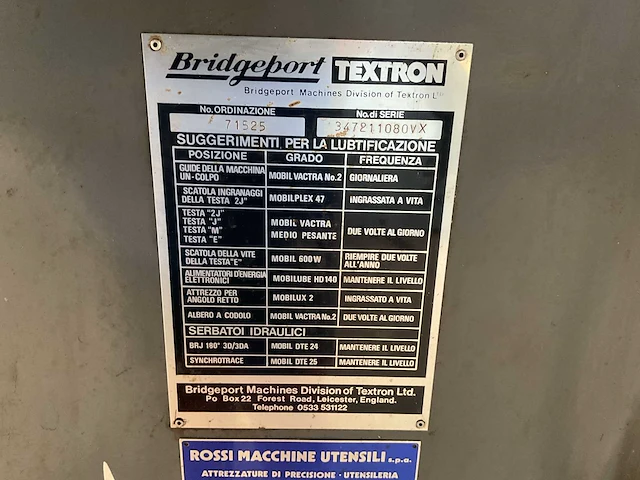 Bridgeport trextrom freesmachine - afbeelding 3 van  11