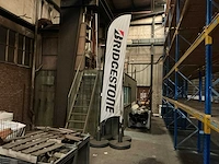 Bridgestone beachvlaggen (4x) - afbeelding 1 van  4