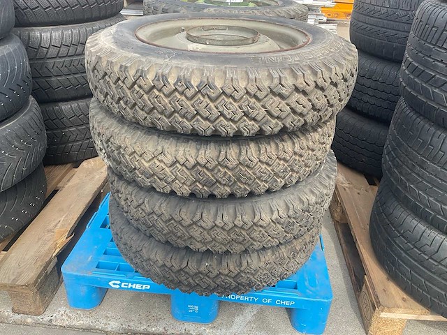 Bridgestone leger autoband met velg 600-16 sm7 (4x) - afbeelding 2 van  7