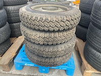 Bridgestone leger autoband met velg 600-16 sm7 (4x) - afbeelding 2 van  7